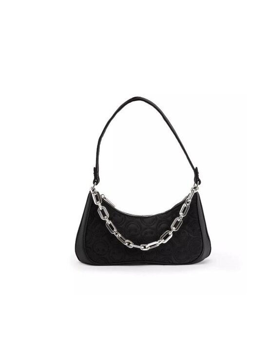 Skinnydip Handbags - SKINNYDIP Kiera nylon small shoulder women's handbag purse -BLACK~
